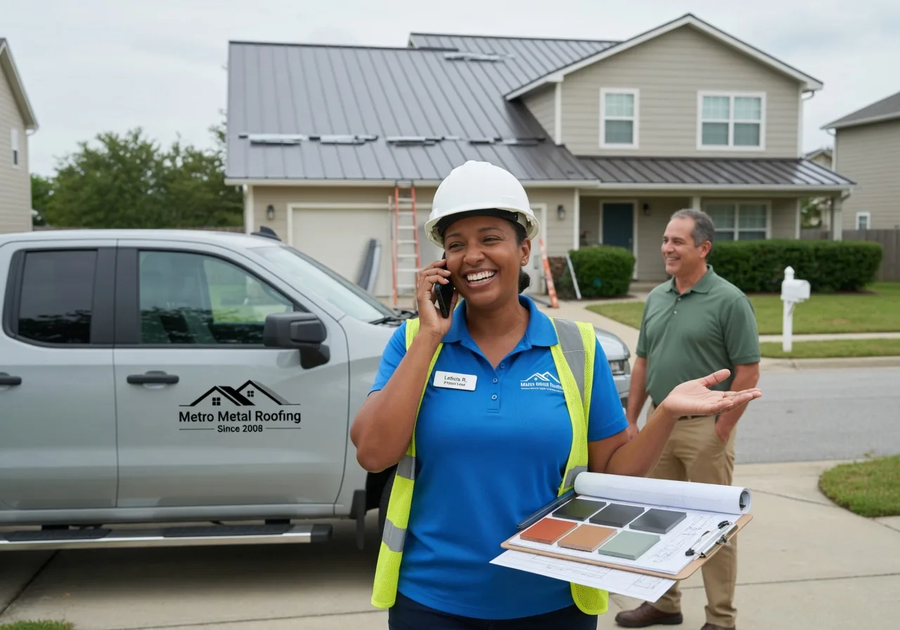 Storm Damage Metal Roof Repair in Bandana, KY